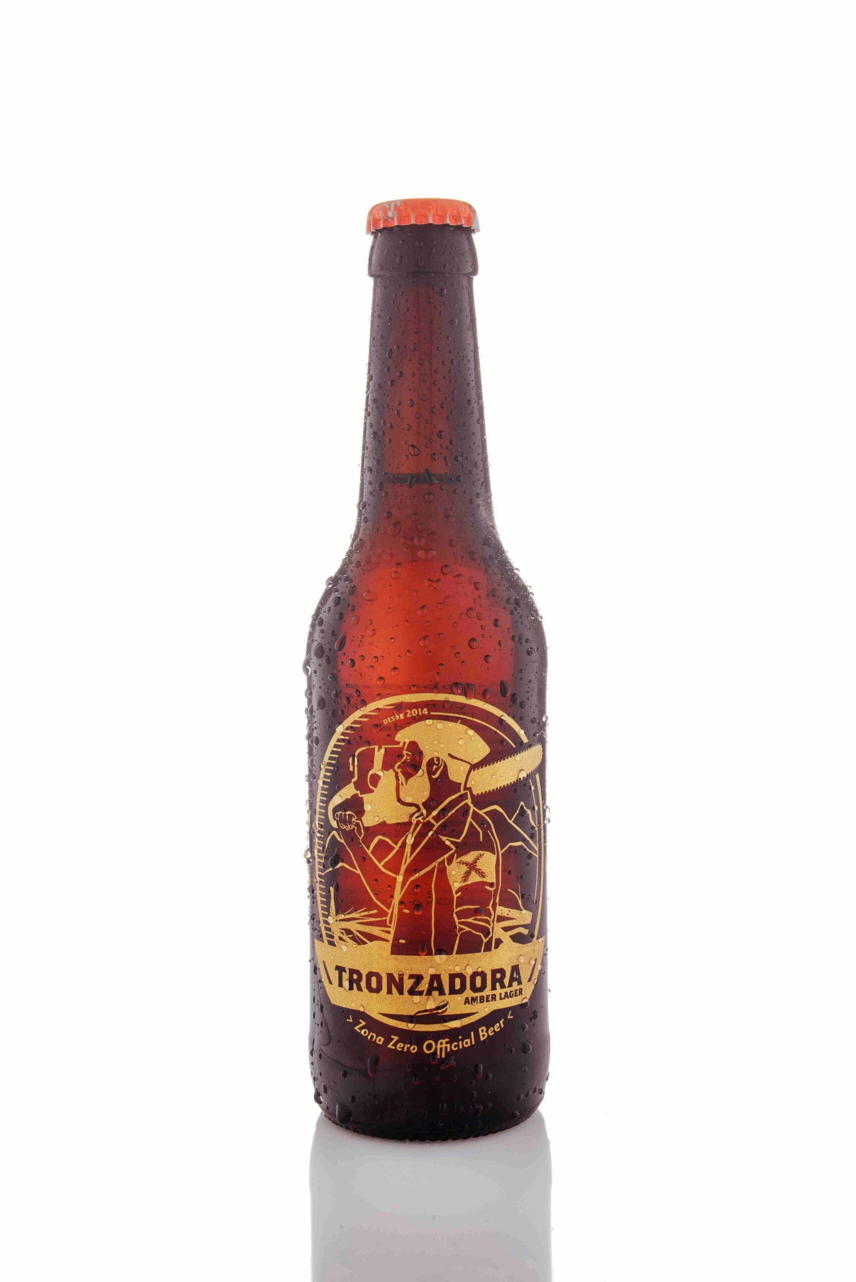 botella cerveza artesana serigrafia