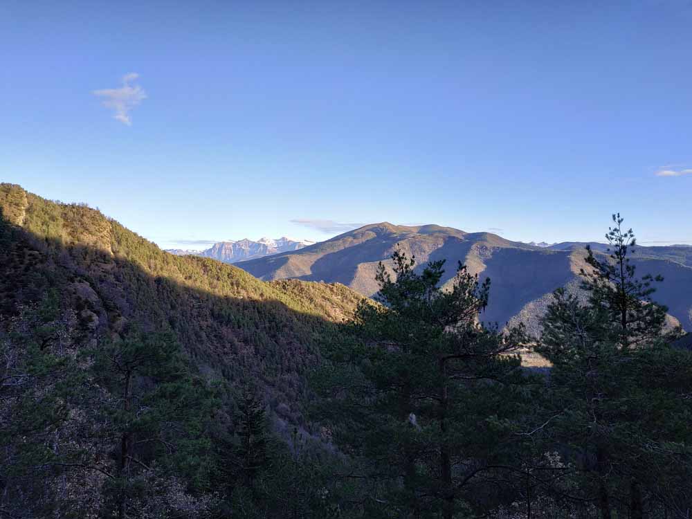 vistas hacia el norte