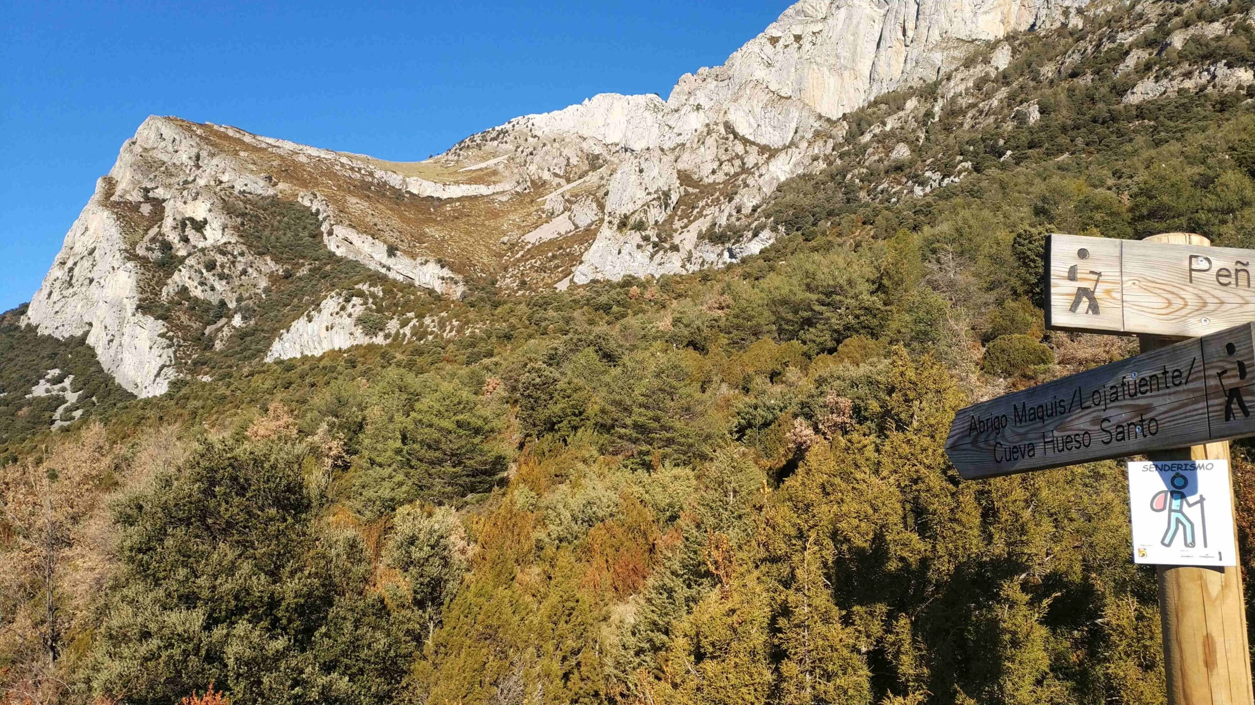 sendero peña montañesa y hueso santo