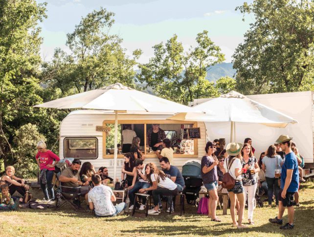 food truck de café e infusiones en el festival rondadora 2019